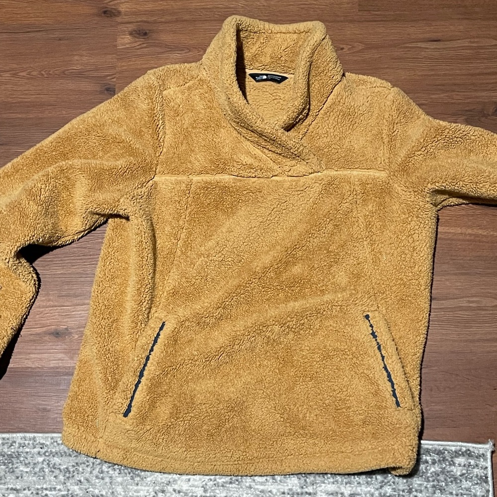 The North Face fleece pullover Jacket sz L